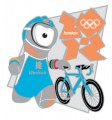 London 2012 Olympics Wenlock Triathlon Pin