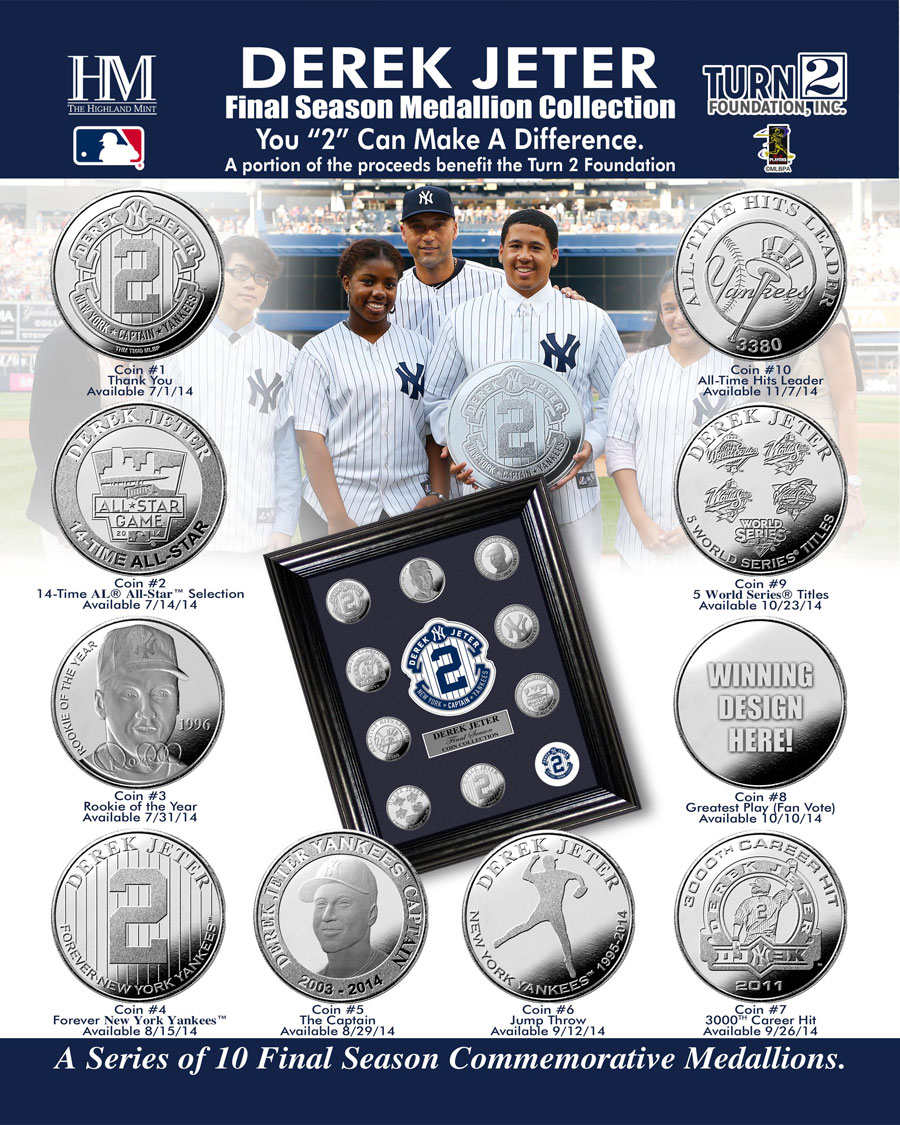 Derek Jeter Retirement Coin Collection